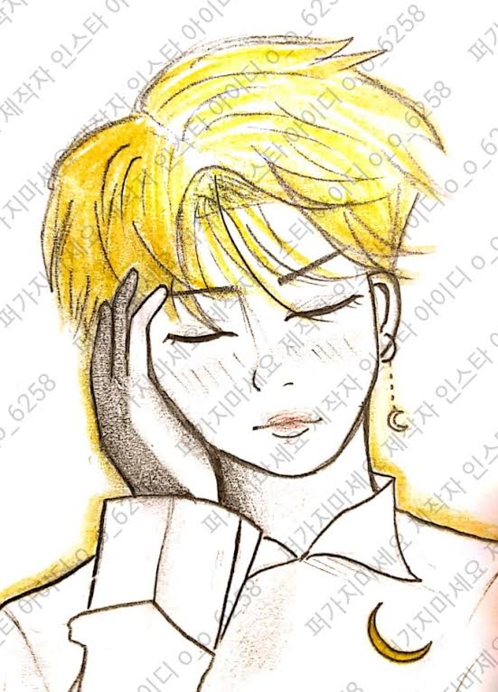 방탄소년단 슈가 팬아트 - 마리끌레르 화보촬영 사진